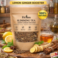 FitAura Slimming Tea | Weight Loss Tea | Detox Tea | Fat Burner Tea | Belly Fat Loss Drink | Metabolism & Digestion Booster | Natural Herbal Tea | Classic Detox & Lemon Ginger Booster | 75g, 125g, 175g. 