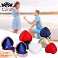Carat Ring Box with Led Light Led Heart Shaped Ring Box Perfect for Proposal Wedding Compact Ring Box. 