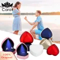 Carat Ring Box with Led Light Led Heart Shaped Ring Box Perfect for Proposal Wedding Compact Ring Box. 