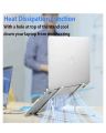 Aluminum Laptop Stand, Tablet Stand, Adjustable Laptop Stands, Ergonomic Foldable Portable Desktop Holder. 
