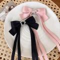 Kawii Star hair clips Trendy Sweetheart Elegant Bowknot hair clips Silk ribbon Cute Girls' hair accessories for Daily wear Party hairstyles School accessories Teenagers Hair styling tools. 