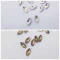 24 Pcs ,Crystal Faceted  Silver/Gold  eye Beads, Crafts DIY 10mm. 