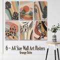 6 A4 Size Grunge Boho Wall Art Posters, Home & Room Decoration Items, Wall Decor Posters, Home Decor Wall Art, HD Quality Prints, Wall Hanging Room Decor Items, Wall Photo Cards. 