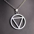 Akatsuki Hidan Ninja Jashin Necklace Trinity Symbol Baptism Catholicism Anime Religious Pendant New Jewelry. 