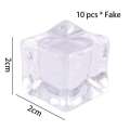 NILE Transparent Reusable DIY Accessories Drinks Decoration Crafts Acrylic Simulate Cubes Artificial Ice Fake. 