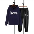 The Boys WinterCasual Printed Hoodie + Trouser Track Suit for mens. 