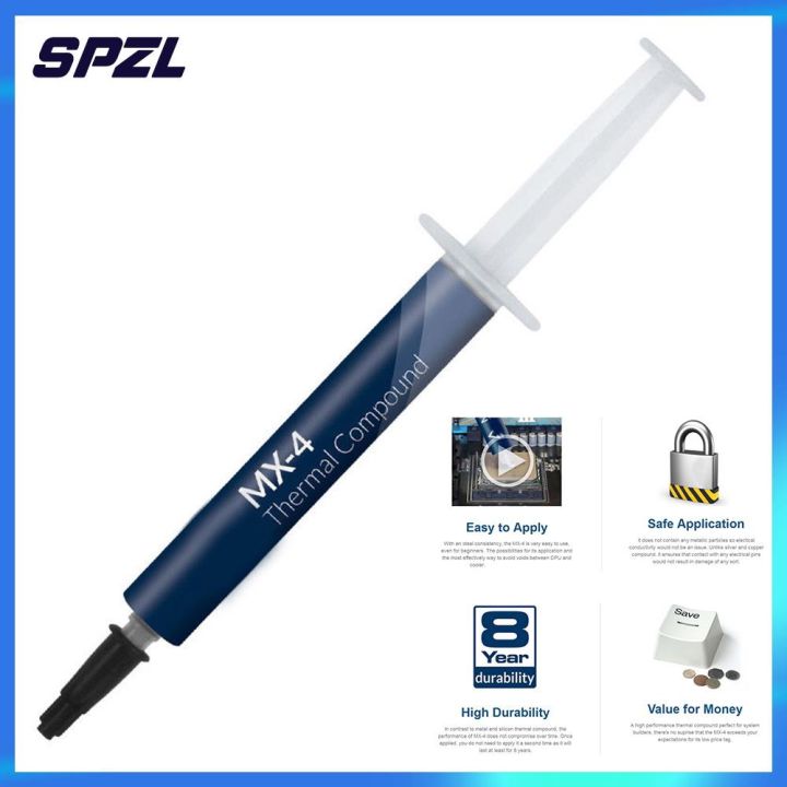 Arctic MX-4 Thermal Grease Heatsink Paste Thermal Compound Paste 2g 8.5 W/(MK) Coolers PC High Performance CPU GPU IC