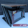 Multipurpose Kitchen Oven Stand Rack 22x15.5 Inches Durable Metal Shelf for Microwave and Appliances. 