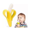 Non Toxic Sterilize Banana Shape Toothbrush Teether For Babies-Imported Made Multicolors-BPA Free. 