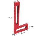 100mm*50mm Woodpeckers Precision Tools DIY Woodworking Tool L-Squre Mini Clamping Squares. 