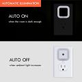 LED Night Light Sensor Lighting | Mini Night light Lamp For Children Room | Smart Auto ON / Off | Light Sensor Control LED Night Light | Mini Square Round Shape Light. 