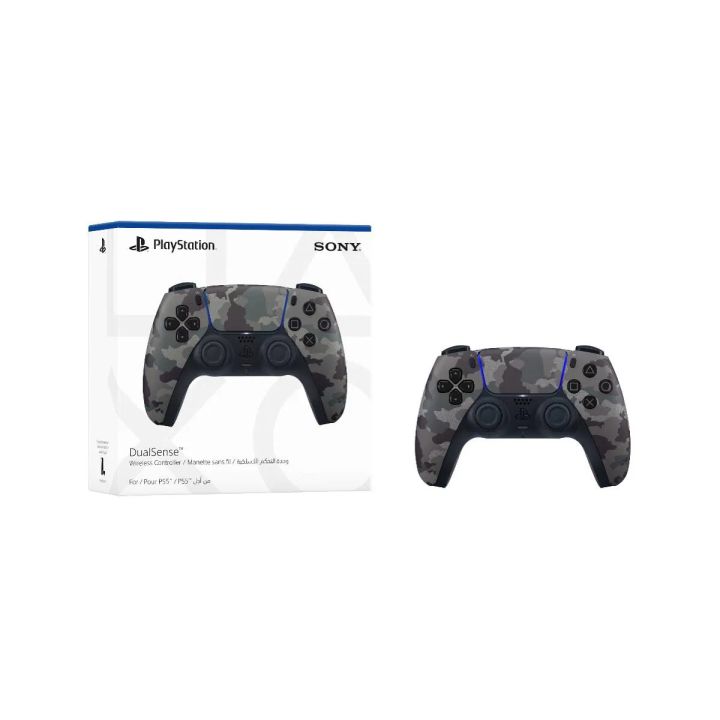 thumbnail image 2 of PlayStation DualSense Wireless Controller - Gray Camouflage (PS5) 2 of 5