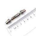 NANLIY- 2 Set for WPL RC Car Spare Parts Metal: 1 Set Ural Truck Front Rear Drive Shaft & 1 Set RC Car Steering Pull Rod. 