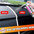 Flamingo Car Dashboard Polishes, Leather Polishes – 450 ml Car Plastic Restorer Back To Black Gloss Car Cleaning Products Auto Polish And Repair Coating Renovator For Cars Auto Detailing. 