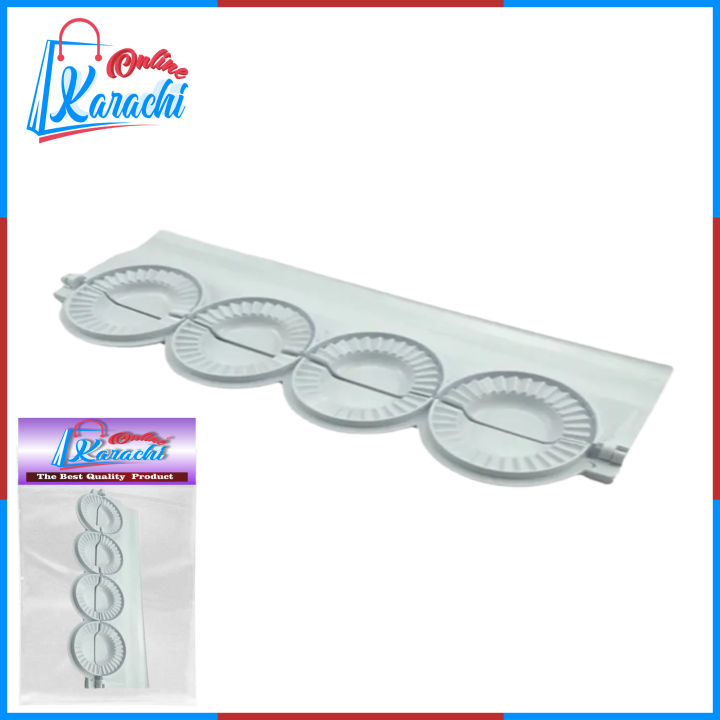 Online Karachi  4 In 1 Samosa Maker Best For Home Making Samosa  White