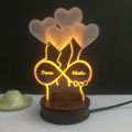Dotz Brand 3d Customised Lamps, Name Lamp, Gift for Girls, Lamp, Decorating items, Lamps for Bedroom, Table Lamp. 