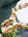 7pcs Natural Irregular Smooth Shape Mother of Pearl Sea Shell Beads for Crafting - DIY Crafting Elegant Jewelry Making Supplies. 
