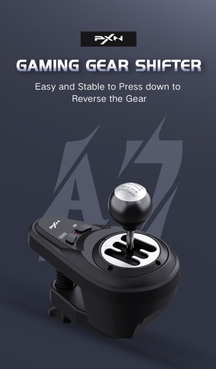 PXN%20V10%20Gaming%20Racing%20Steering%20Wheel%20270/900%C2%B0%20Degree%20Dynamic%20Force%20Feedback%20and%20Magnetic%20Pedals,%206+1%20Shifter%20-%20Image%2010