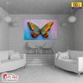 Gift Art Elegant Butterfly Digital Canvas Art with Frame | Eye-Catching Wall Decor for Living Room. 