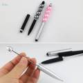 6 Pieces Creative Beadable Pens Stationery Portable Classroom Presents Bead Ballpoint Pen for Office. 