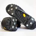 Anti-Slip Ice Cleats Shoe Boot Tread Grips Traction Crampon Chain Spike Snow Walker ( Free Size ). 