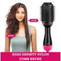 One Step 3 In 1 Hair Dryer, Fast Hair Straightener Brush and Hair Curler / Straightener Hair Brush Hair Dryer Brush / Hair Straightener Comb Hair Dryer Comb Brush Hair Styler and Volumizer / Hot Air Brush Comb for Drying, Straightening, And Curling. 