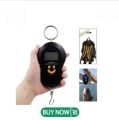 Mini Round Portable Electronic Weighing Scale 50Kg/10g Market Shopping Scale Kitchen Food Scale with 4 colors BLACK/BLUE/WHITE/SILVER. 