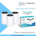 TP-Link Wi-Fi Deco E4 , Deco M4 , Deco X10 , Deco X20 , Deco X60 , Deco X50 , Deco X50 PoE , Deco X50 Outdoor , Deco BE25 , Deco XE75 ( 1 Pack / 2 Pack / 3 Pack ) AX5400 Dual Band Whole Home Mesh Wi-Fi 6 System - 18 Months Brand Warranty. 