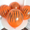 JUNGLE THEME LATEX BALLOONS PACK OF 25 TIGER THEME LATEX BALLOONS. 