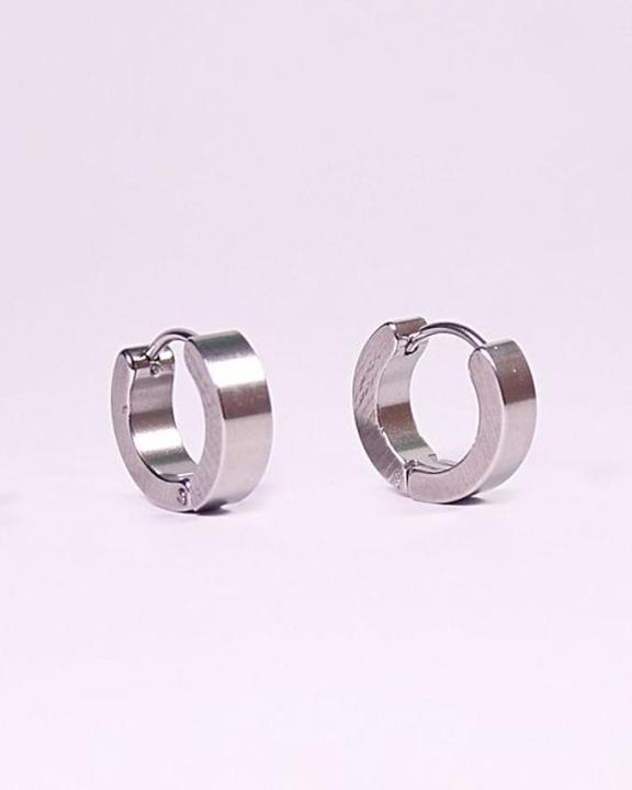 Silver%20Stainless%20Steel%20Earring%20Unisex%20-%20Image%203