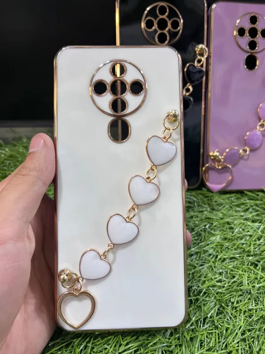 Tecno%20Spark%206%20Back%20Cover%20+%20Love%20Heart%20Bracelet%20Chain%20Luxury%206D%20Plating%20Soft%20Case%20Camera%20Lens%20Protection%20-%20%20Tecno%20Spark%206%20Girls%20Baack%20Cover%20-%20Image%205