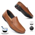 NBH Shoes Loafer - Medicated Non Slip Formal Shoes For Men - Office Shoes For Boys - Shoes Formal Leather For Kamez Shalwar - Perfect Gift For Boys. 