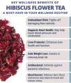 Hibiscus Flowers Dry | Hibiscus Flower Dried | Hibiscus Tea - 50 Grams. 