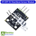KY-039 5V Heartbeat Sensor Senser Detector Module By Finger For Arduino by Electrica. 