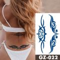 Juice Lasting Waterproof Temporary Tattoo Sticker Flower Chain Butterfly Ink Flash Tattoos Female Waist Body Art Tatoo. 