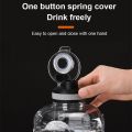 【 Item】Water Bottle 2 Litre Portable Large Capacity Sports Water Bottle Plastic Water Bottle Drop-proof BPA Free. 