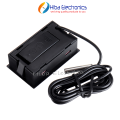 Mini Digital Thermometer FY-10 Temperature Range -50°C to 110°C With Waterproof Sensor In Black Color. 
