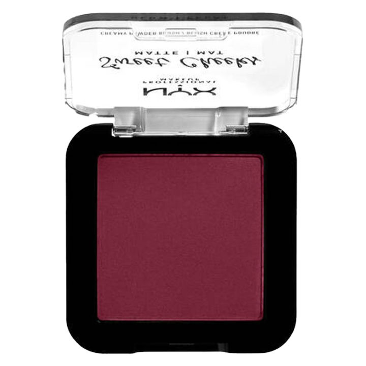NYX Cosmetics Sweet Cheeks Creamy Powder Matte Blush - Red Riot