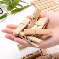 Clothing pegs Wooden Cloth Hanging Clips Cloth pins (pack of 20) By why not mere jaan. 