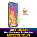 LG V40 THINQ Unbreakable Gorilla Flexible Nano Glass Premium High Quality Screen Protector For LG V40 THINQ. 