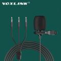VOXLINK 3.5mm Microphone Universal Portable Mini Mic Hands Free Clip on Microphone Mini Audio Mic For PC Laptop Lound Speaker 3 -in 1 microphone. 