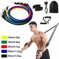 11(PCS) Power Exercise Resistance Band Set 5 in 1 Fitness Band Equipment for Men and Women. 