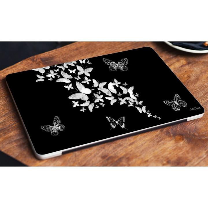 Butterfly Aesthetic Black Laptop Skin Vinyl Sticker 13 13.3 14.6 15 15.4 15.6 inch Laptop Skin Sticker Cover For All Laptops