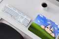Lucky Star Mouse Pad Anime Mousepad Konata Izumi Mouse Mat Pad for Computer Mouse Peds Cute Carpet Kawaii Rug Blue Desk Mats. 