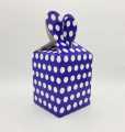 DARK BLUE POLKA DOT GOODY BOX - DARK BLUE POLKA DOT THEME GOODY BOX - PACK OF 10 GOODY BOX. 