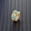 Y2k fashion jewelry wholesale vintage gold plated stackable enamel rings for women creative tree drip oil chunky finger ring. 