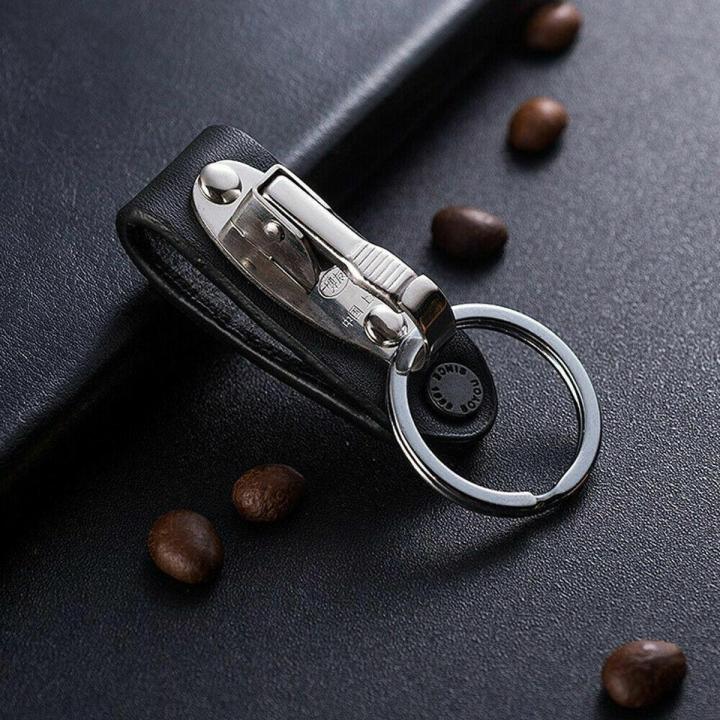 Belt Clip Ring New Style Detachable Leather Key Chain Quick Release