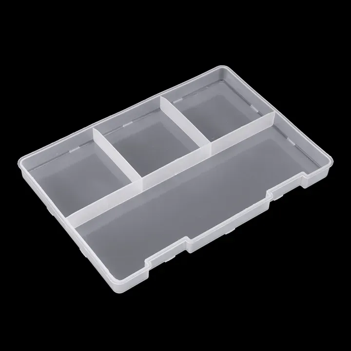 Adjustable%20Double%20Layer%20Component%20Organizer%20Storage%20Box%20F240%208%20Grid%20Tool%20Container%20with%20Double%20Buckle%20Clear%20White%20by%20Electrica%20-%20Image%204