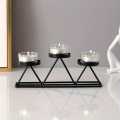 1 pcs Nordic Style Candlestick Metal Candle Holder Modren Look Three Tier Candle Holder Creative Home Accents. 