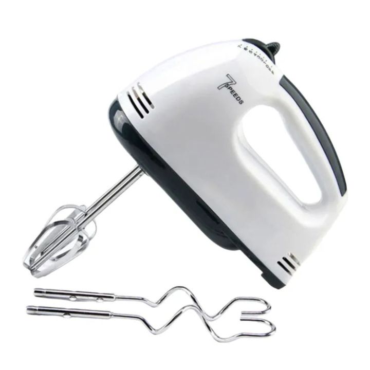 Hand Mixer - Electric Egg Beater Machine - Electric Hand Mixer - Hand Beater - Automatic Cream Hand Blender - 7 Speed Hand Mixer - Cake Baking Blender - Genuine Kitchen Accessories - Whisk Egg Beater - Coffee Whisker - High Quality Egg Beater
